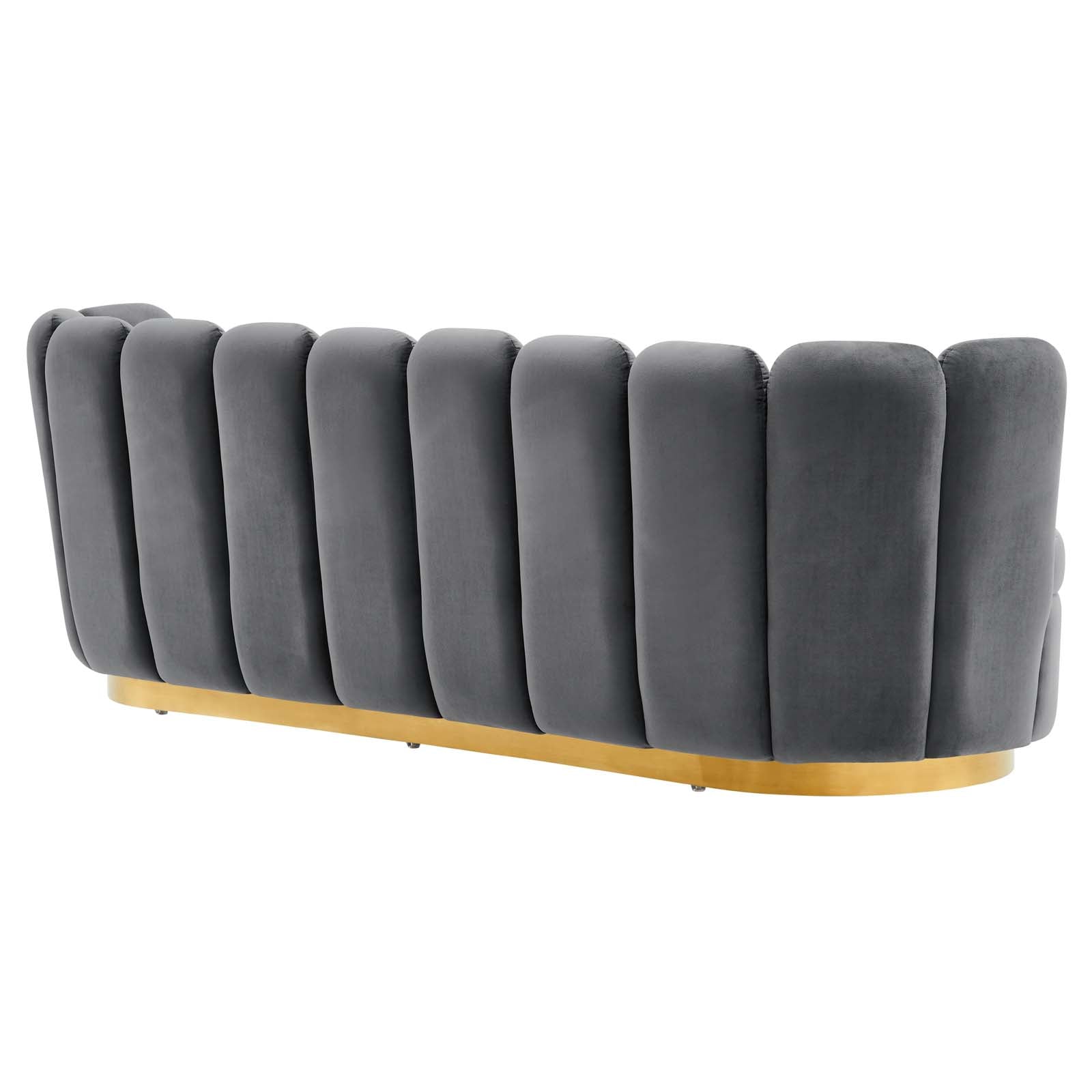 Victoria Channel Tufted Performance Velvet Sofa by Modway