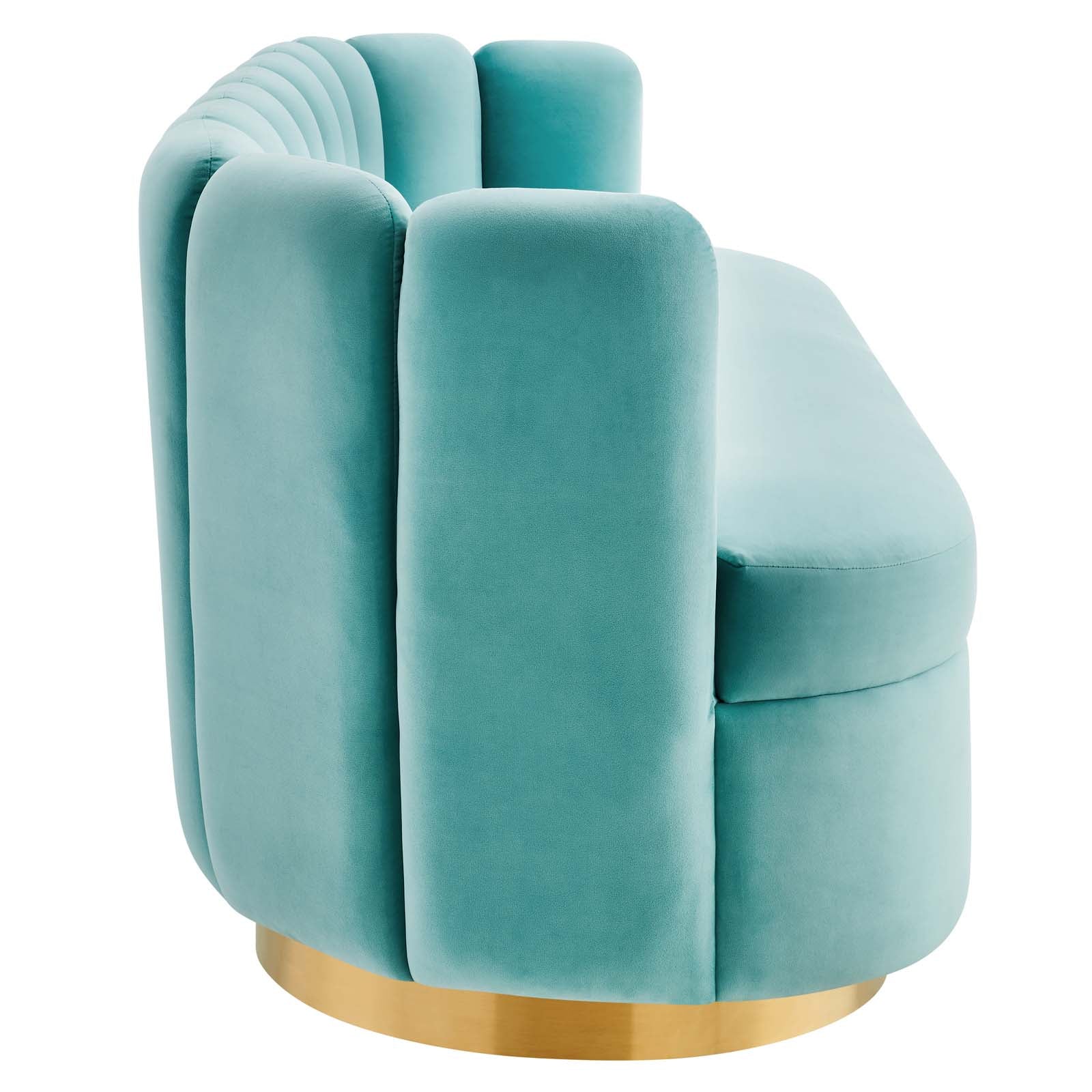 Victoria Channel Tufted Performance Velvet Sofa by Modway
