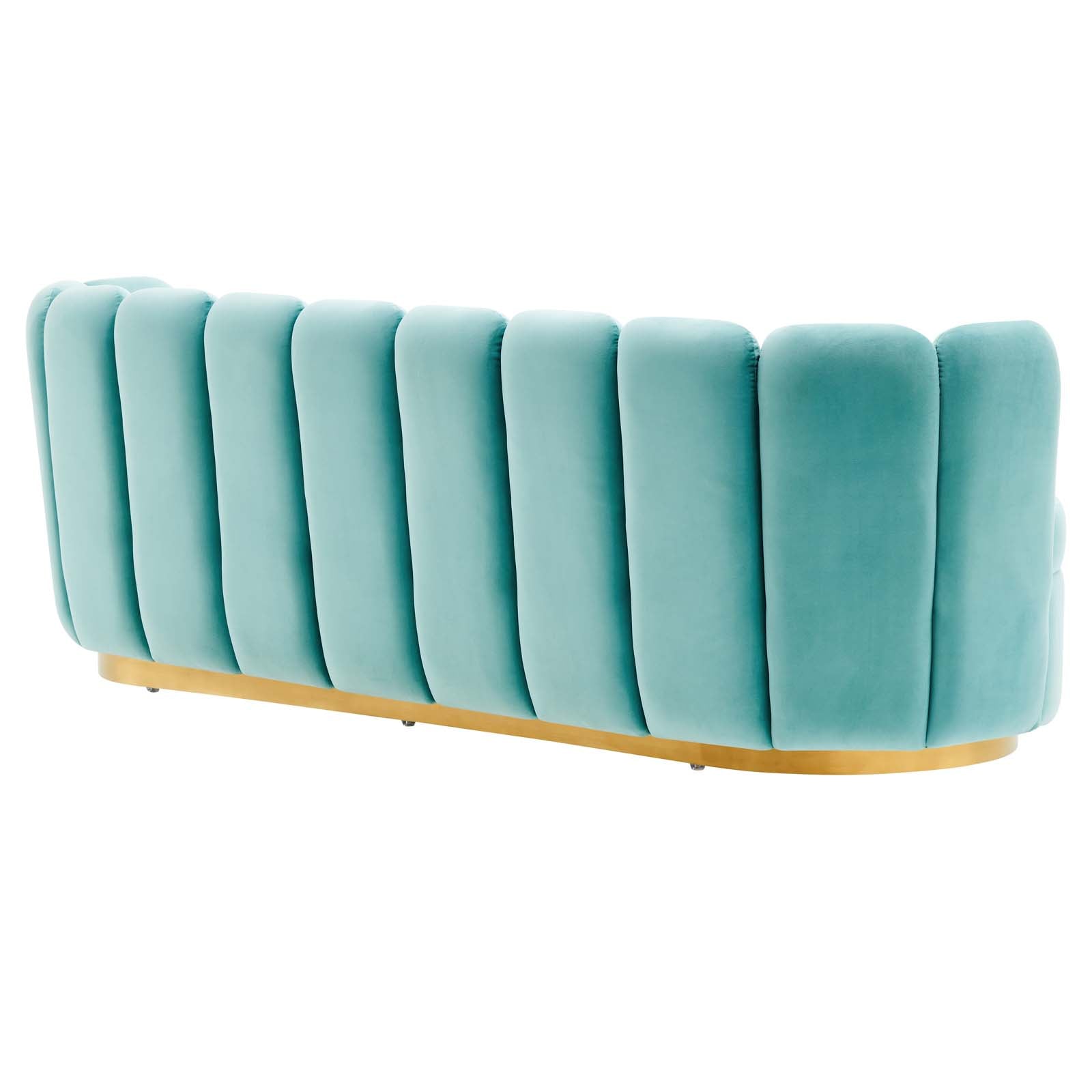 Victoria Channel Tufted Performance Velvet Sofa by Modway