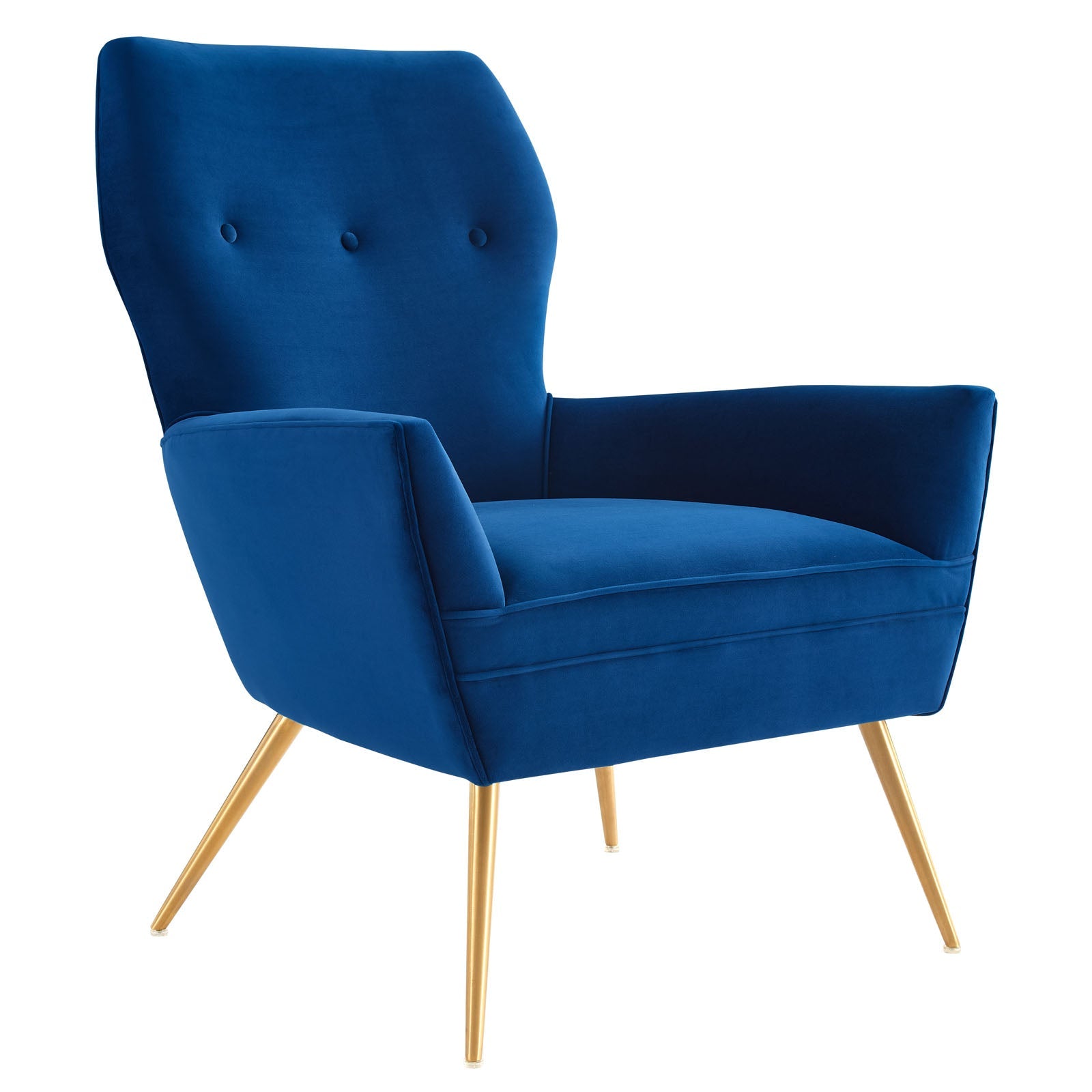 Renata Button Tufted Performance Velvet Armchair by Modway