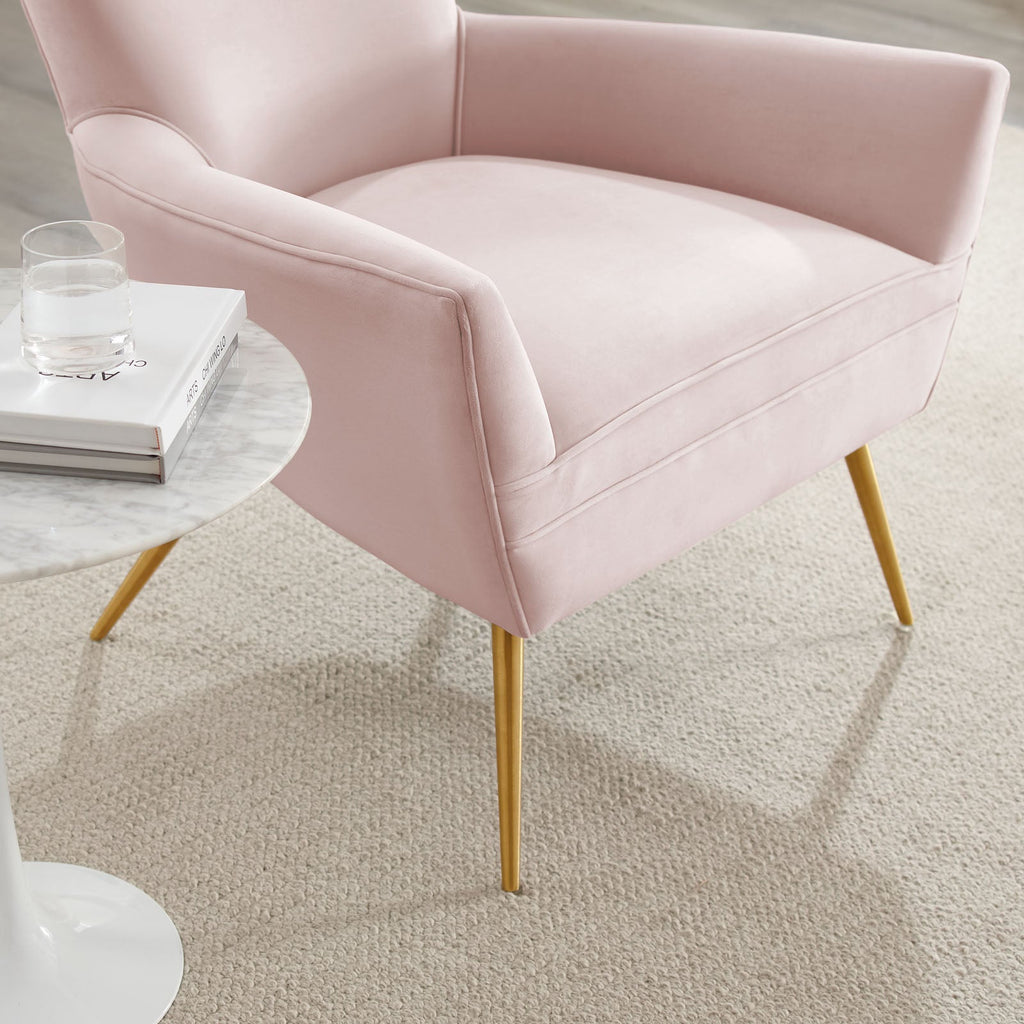 Renata Button Tufted Performance Velvet Armchair by Modway