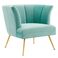 Veronica Channel Tufted Performance Velvet Armchair by Modway