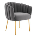 Sanna Channel Tufted Performance Velvet Armchair by Modway