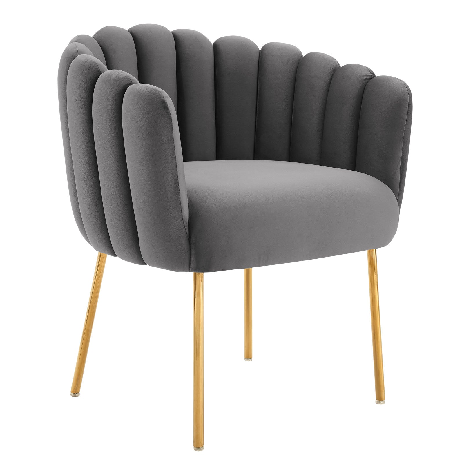 Sanna Channel Tufted Performance Velvet Armchair by Modway