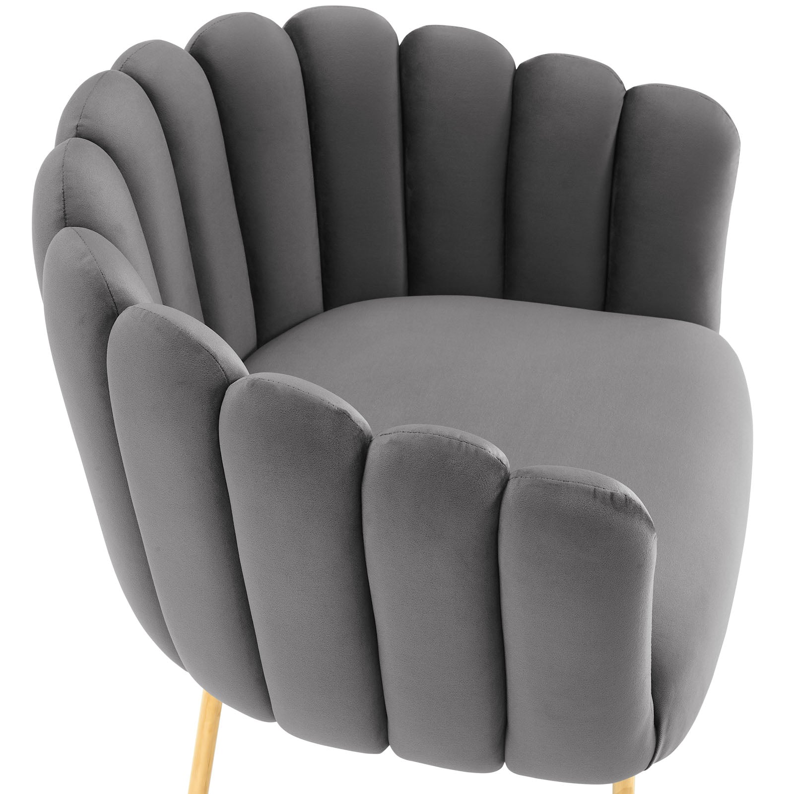 Sanna Channel Tufted Performance Velvet Armchair by Modway