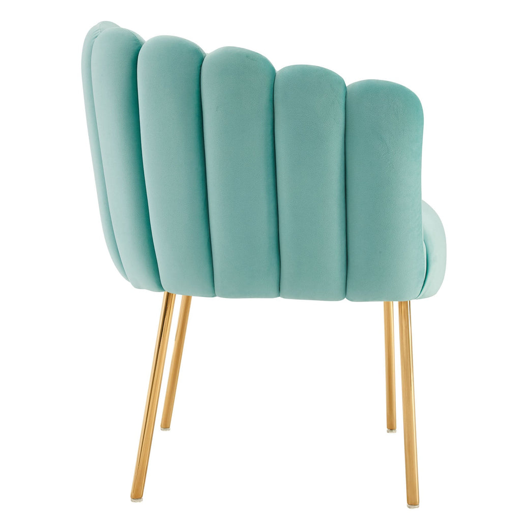 Sanna Channel Tufted Performance Velvet Armchair by Modway