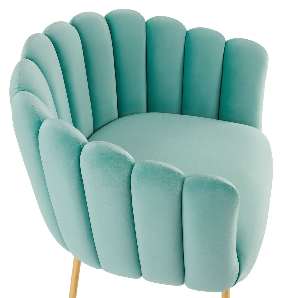 Sanna Channel Tufted Performance Velvet Armchair by Modway
