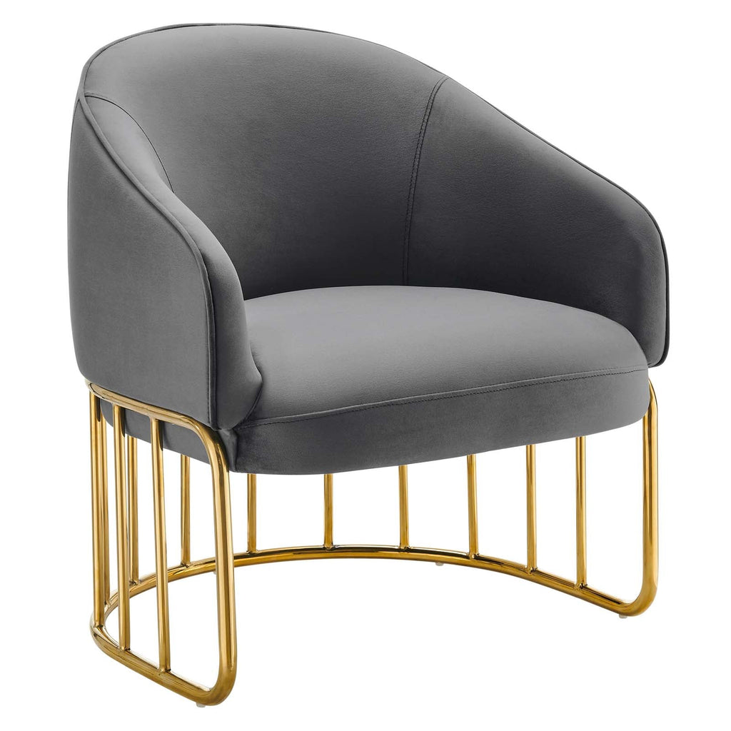 Legacy Performance Velvet Armchair by Modway