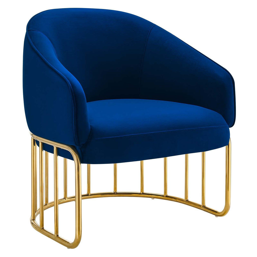 Legacy Performance Velvet Armchair by Modway