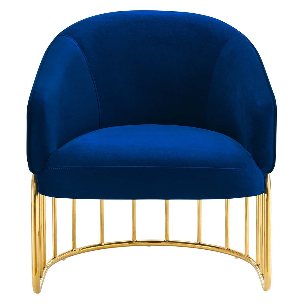 Legacy Performance Velvet Armchair by Modway