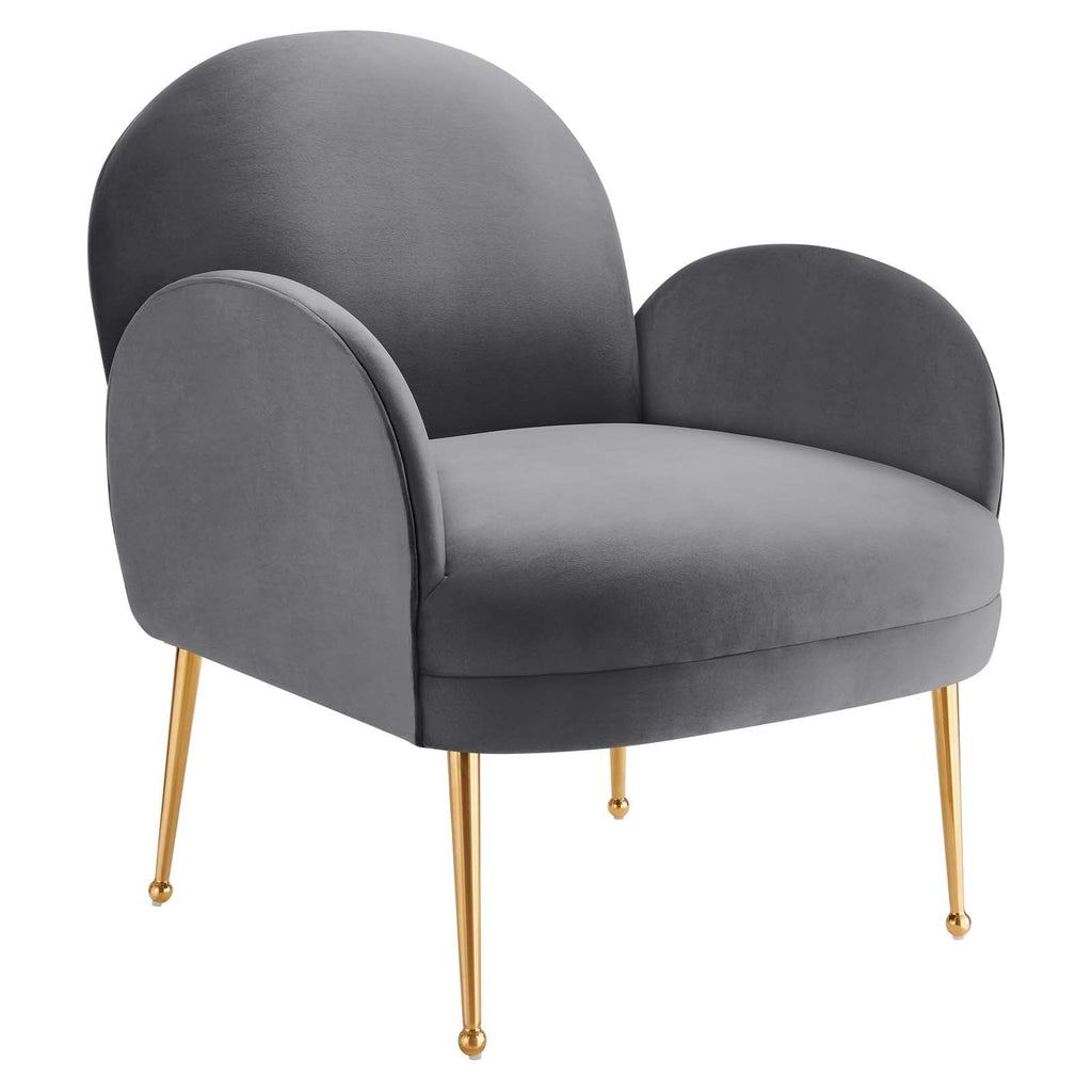 Transcend Performance Velvet Armchair by Modway