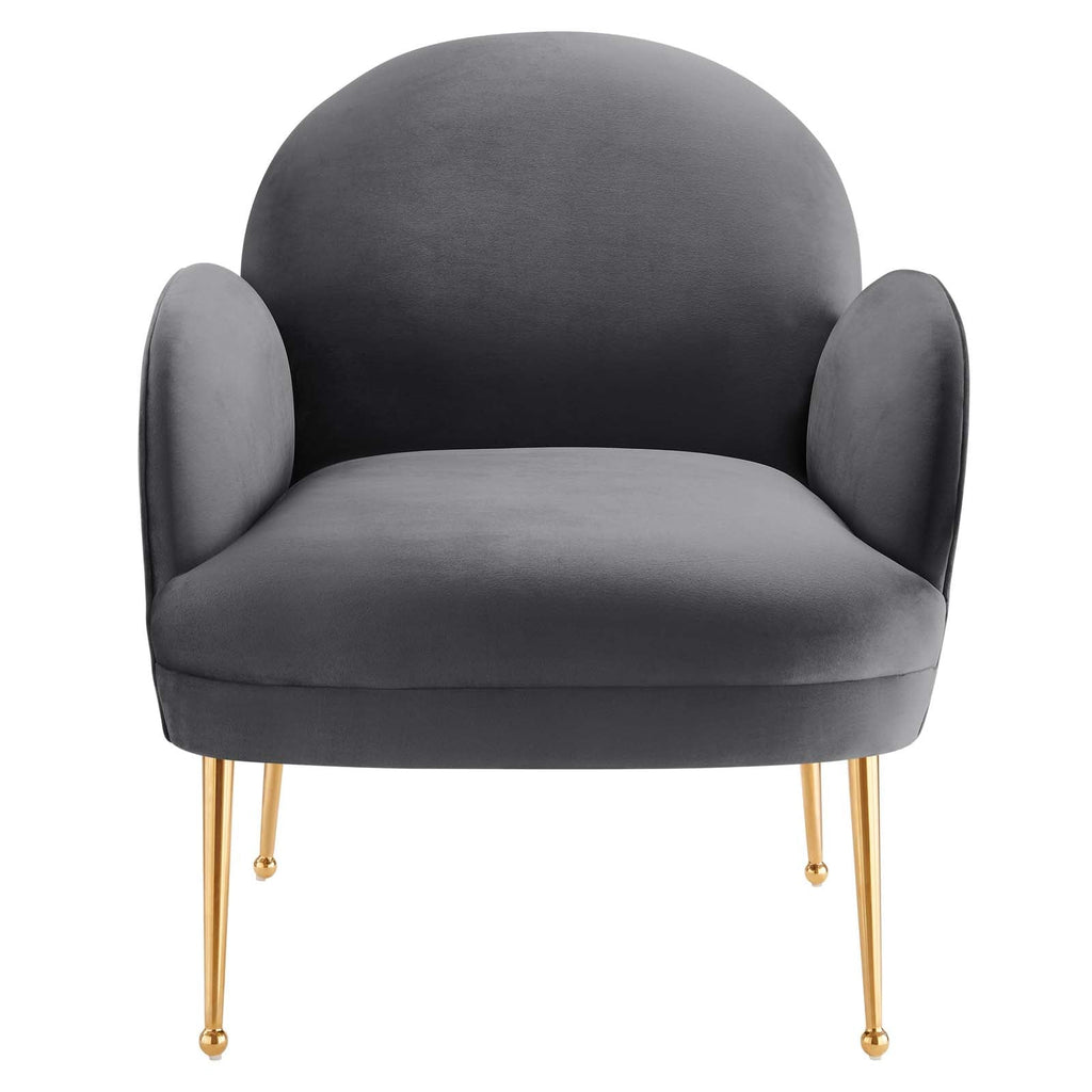 Transcend Performance Velvet Armchair by Modway