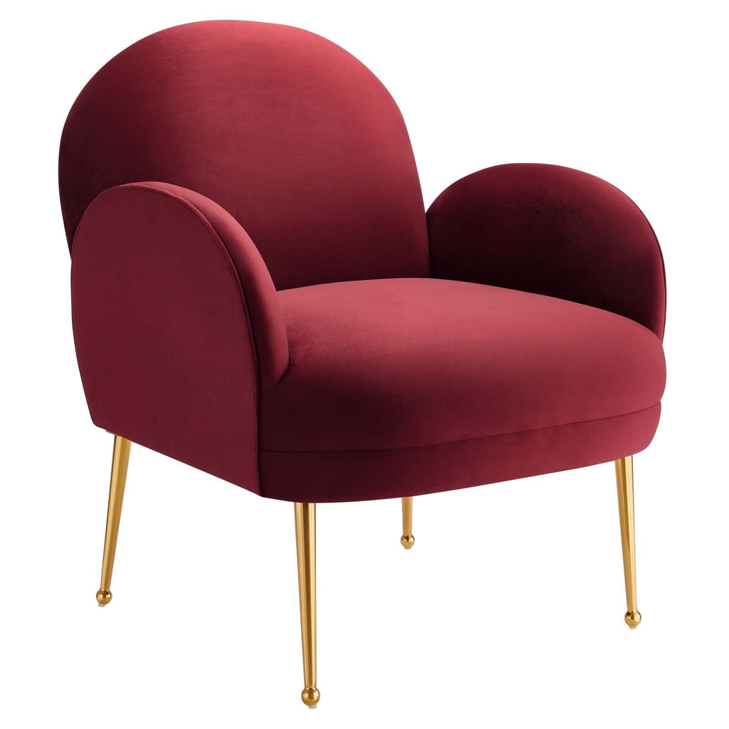 Transcend Performance Velvet Armchair by Modway
