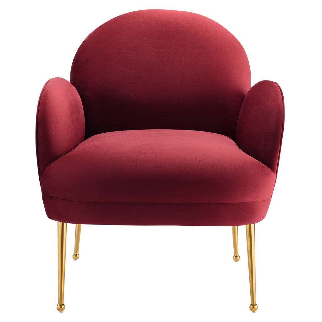 Transcend Performance Velvet Armchair by Modway