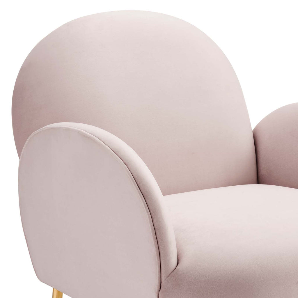 Transcend Performance Velvet Armchair by Modway