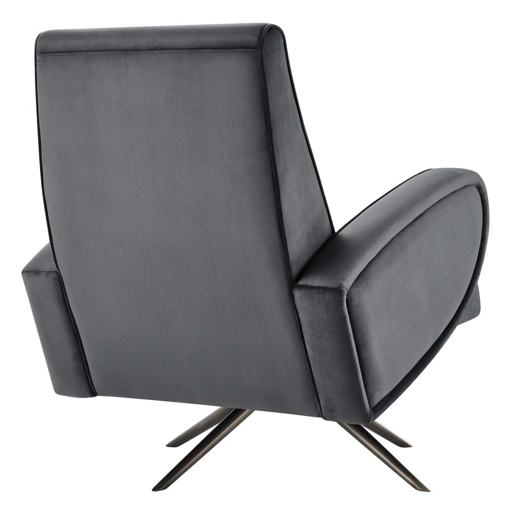 Superior Performance Velvet Swivel Chair by Modway