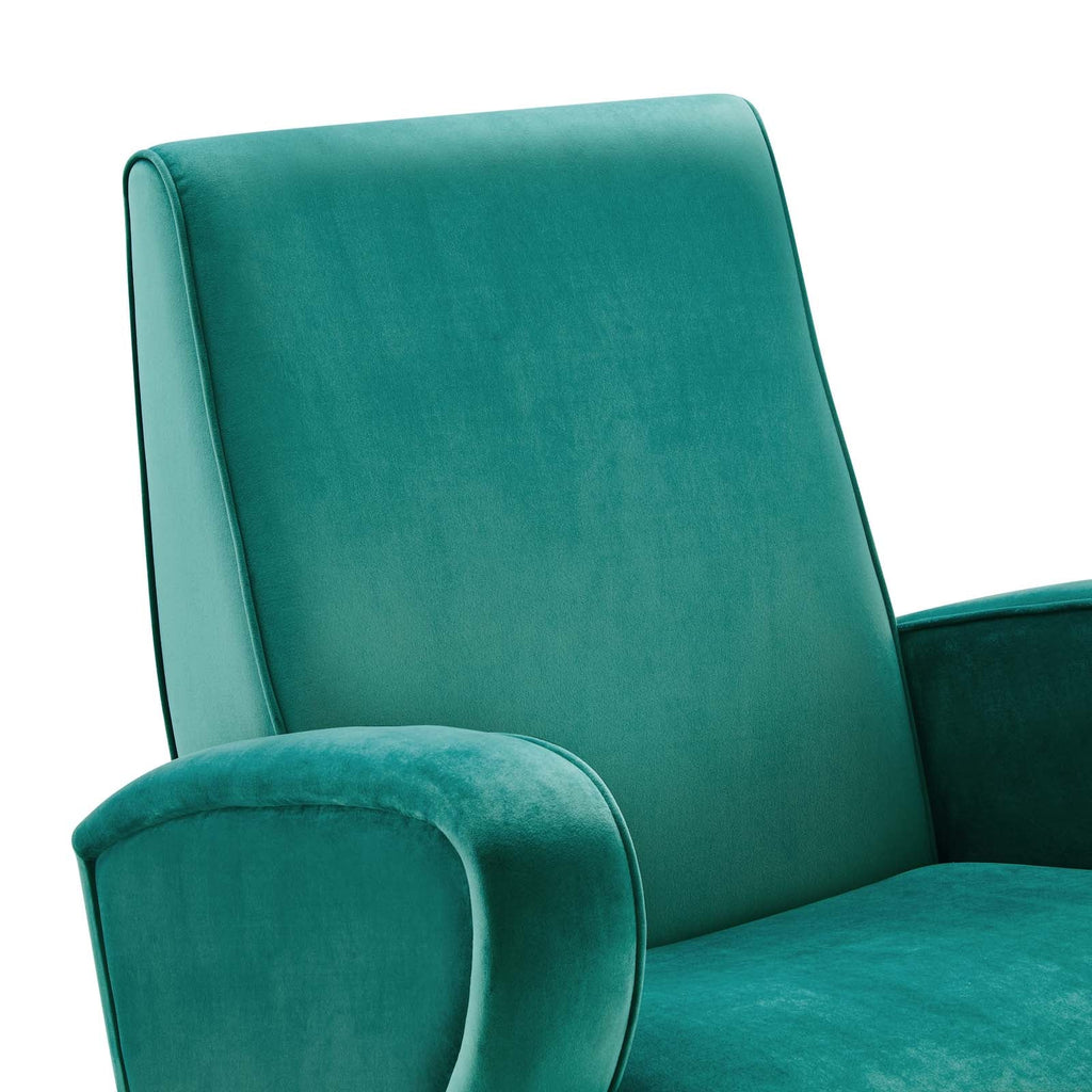 Superior Performance Velvet Swivel Chair by Modway