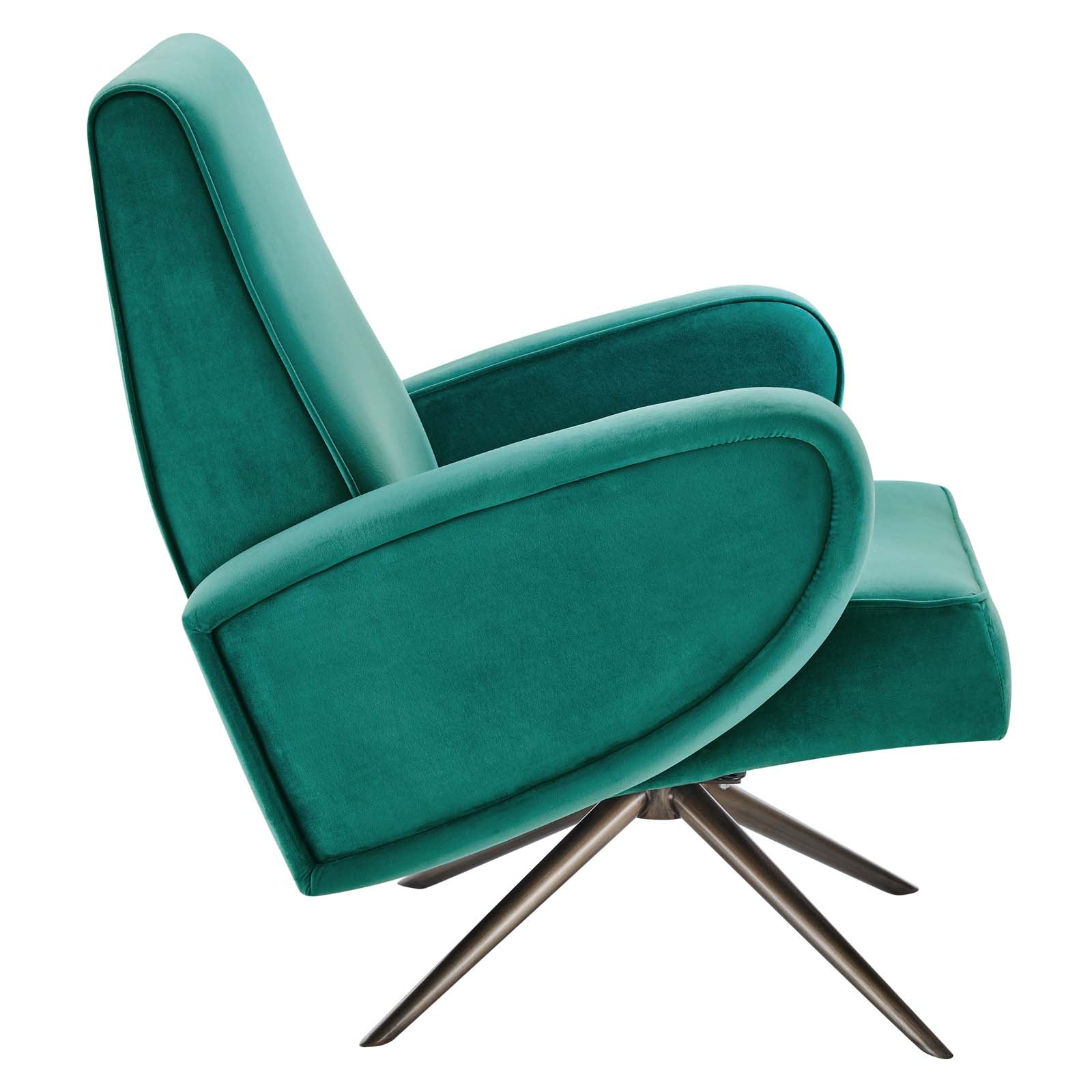 Superior Performance Velvet Swivel Chair by Modway