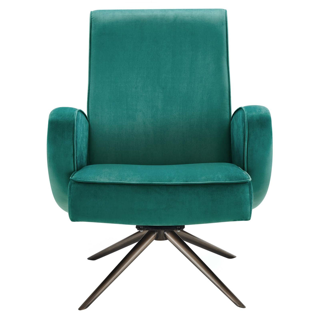 Superior Performance Velvet Swivel Chair by Modway