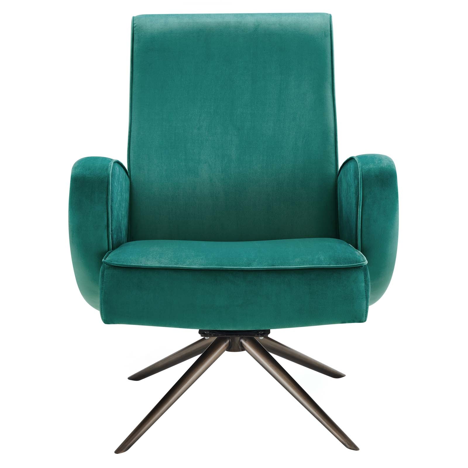 Superior Performance Velvet Swivel Chair by Modway