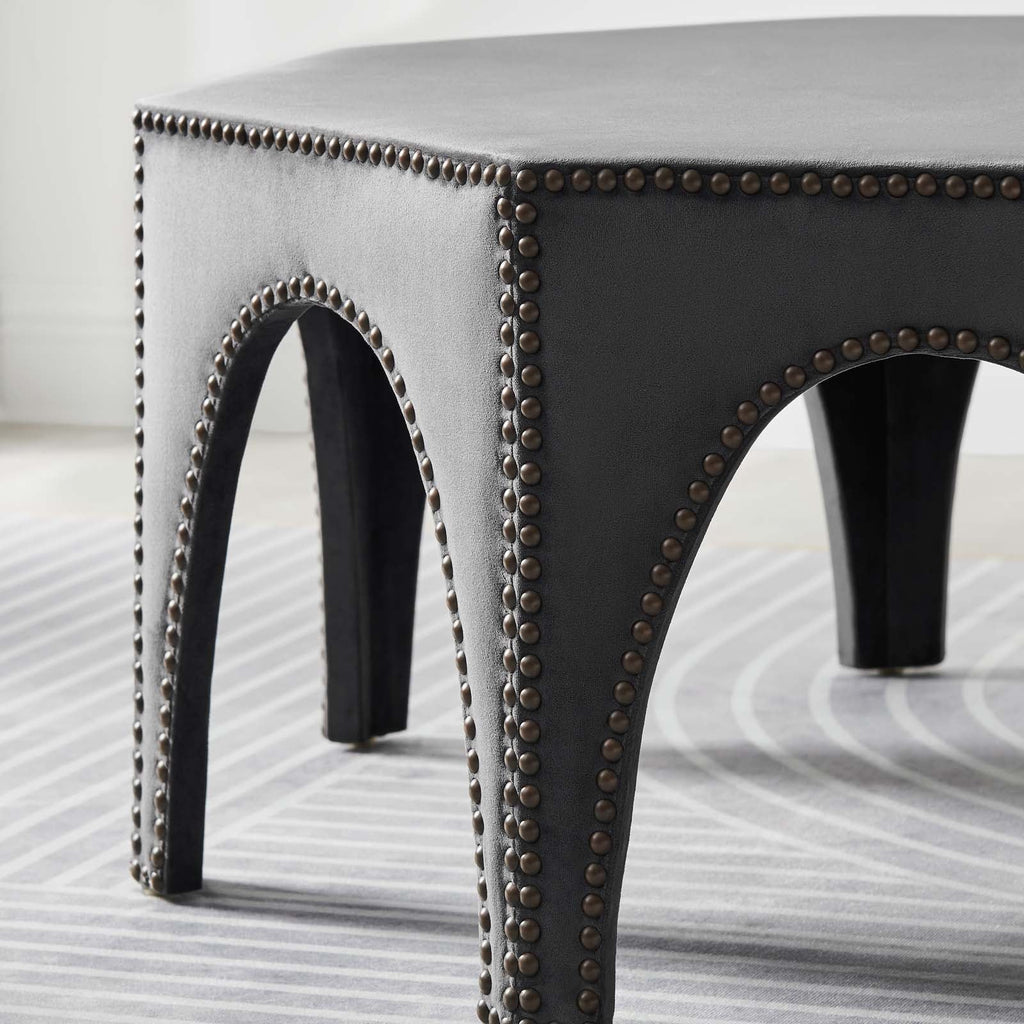Victory Performance Velvet Ottoman by Modway