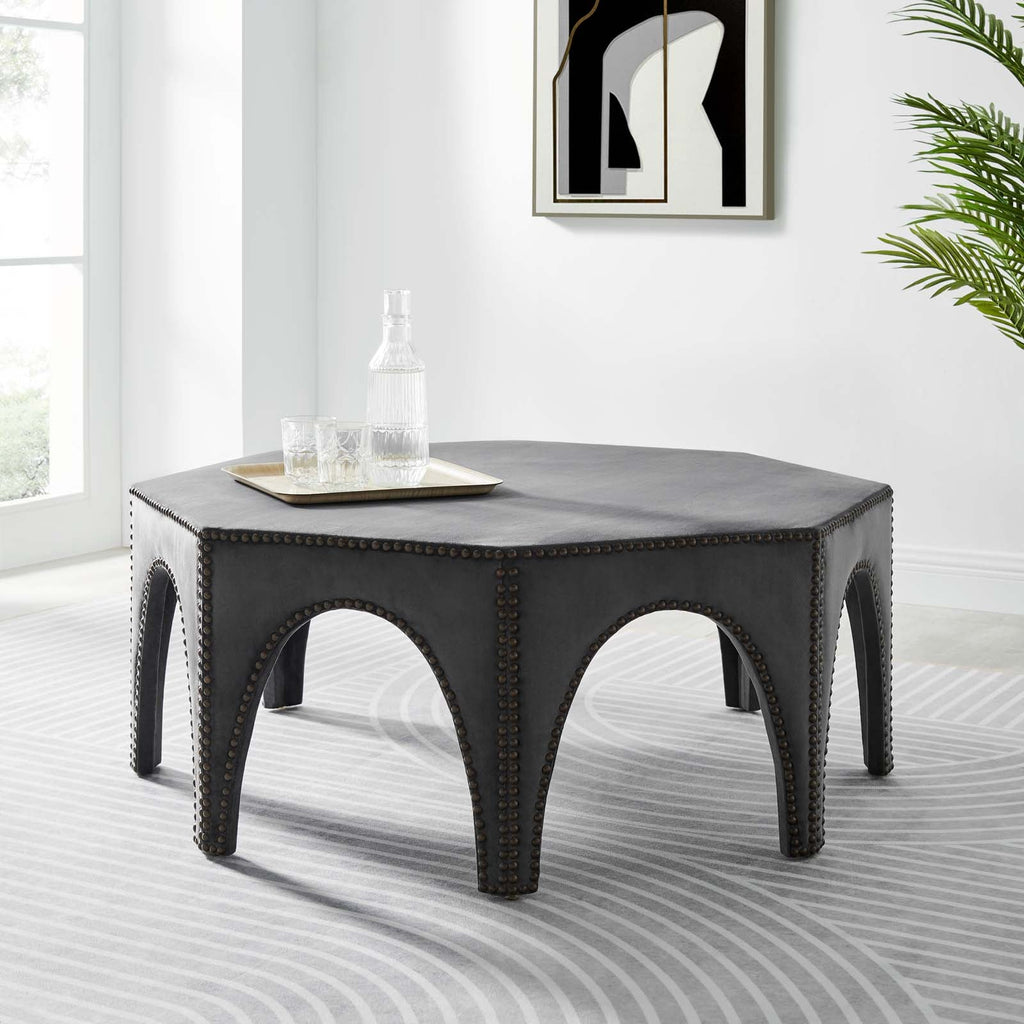 Victory Performance Velvet Ottoman by Modway