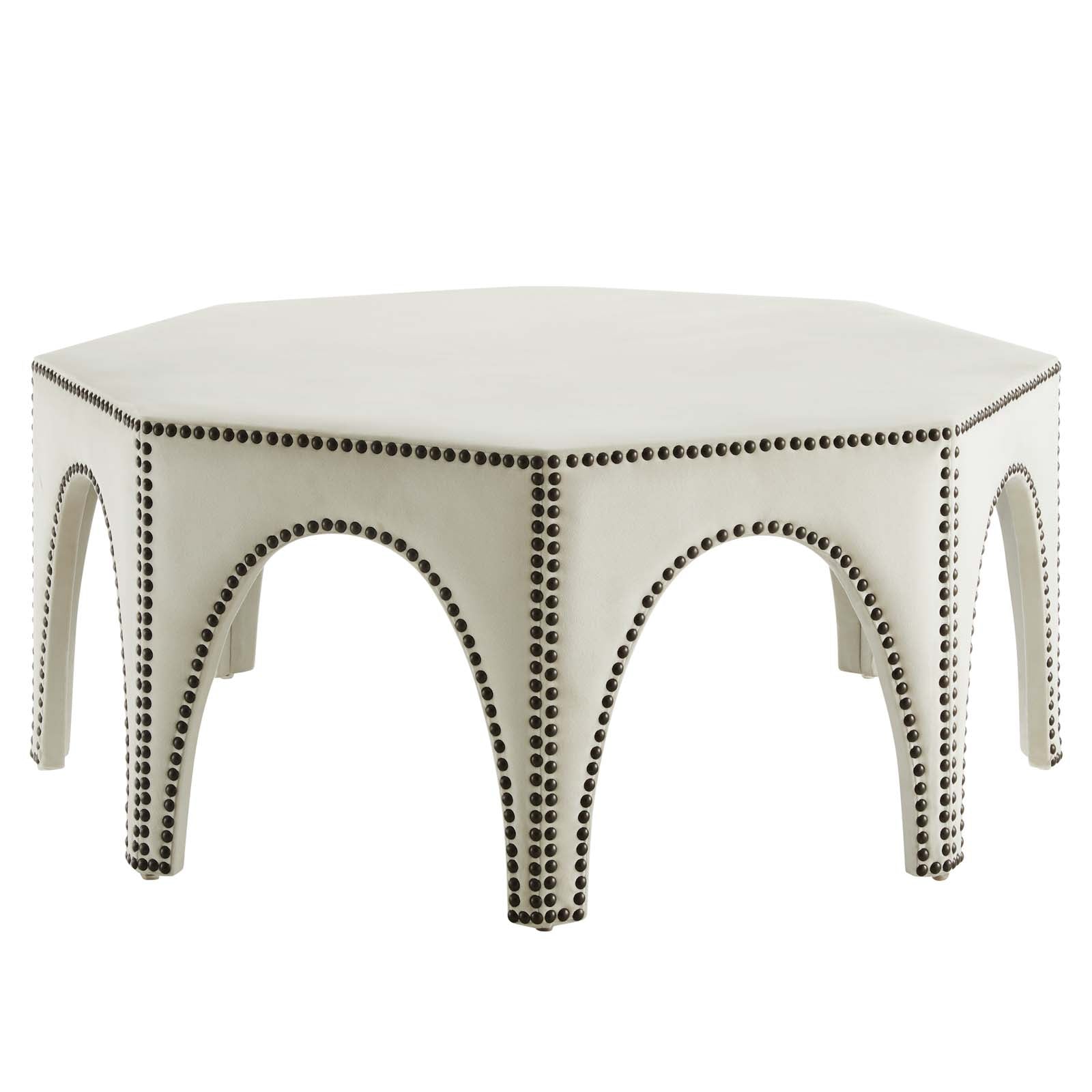 Victory Performance Velvet Ottoman by Modway
