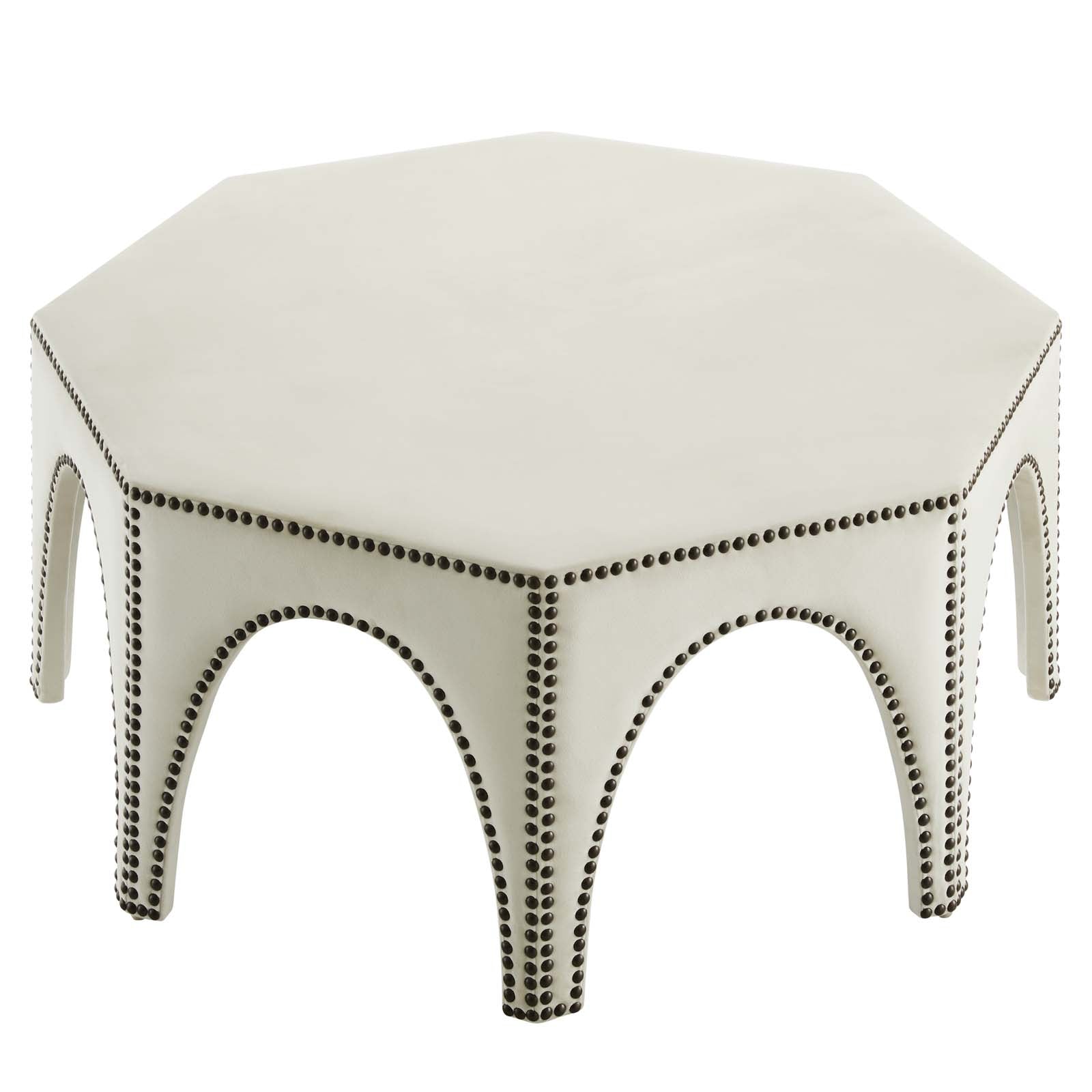 Victory Performance Velvet Ottoman by Modway