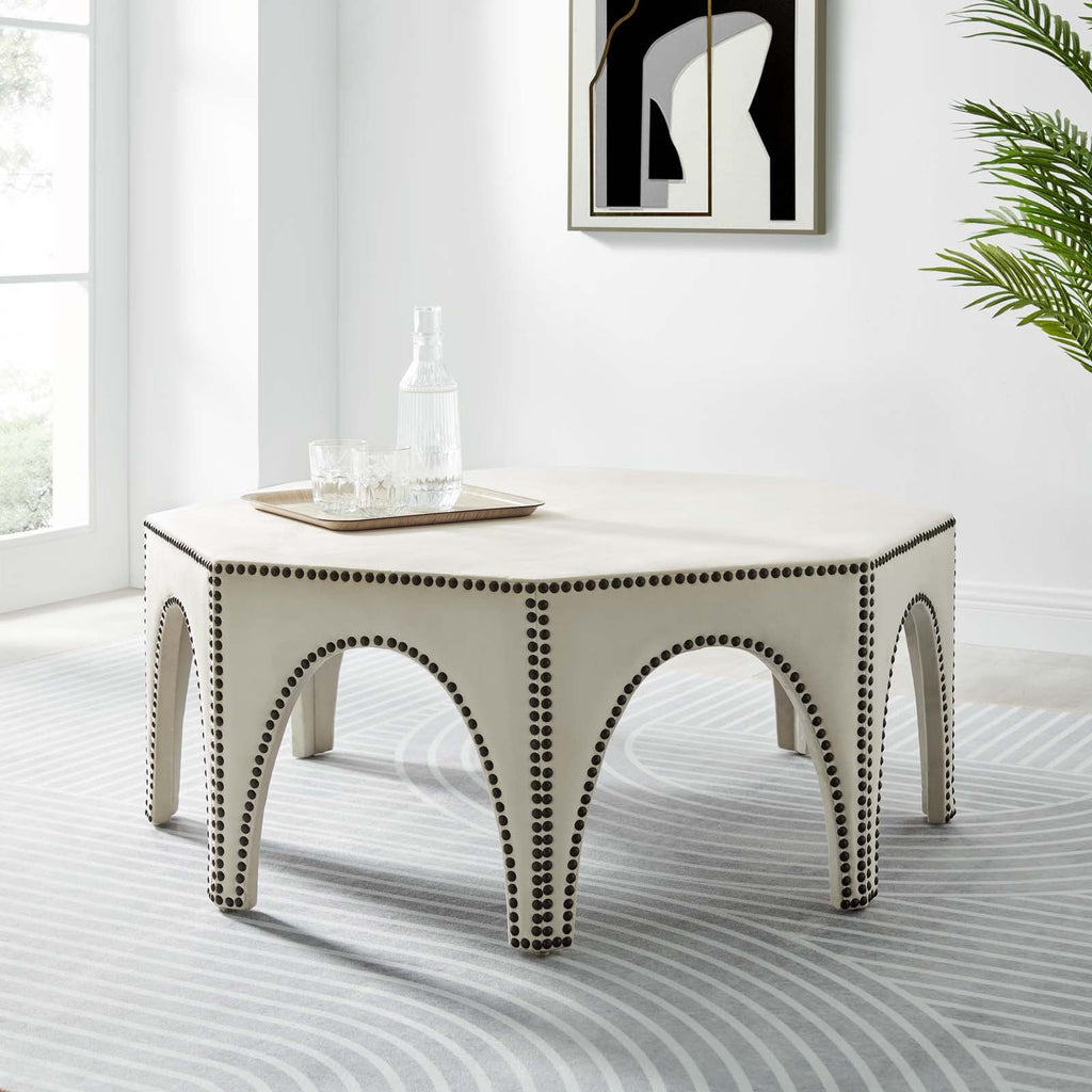 Victory Performance Velvet Ottoman by Modway