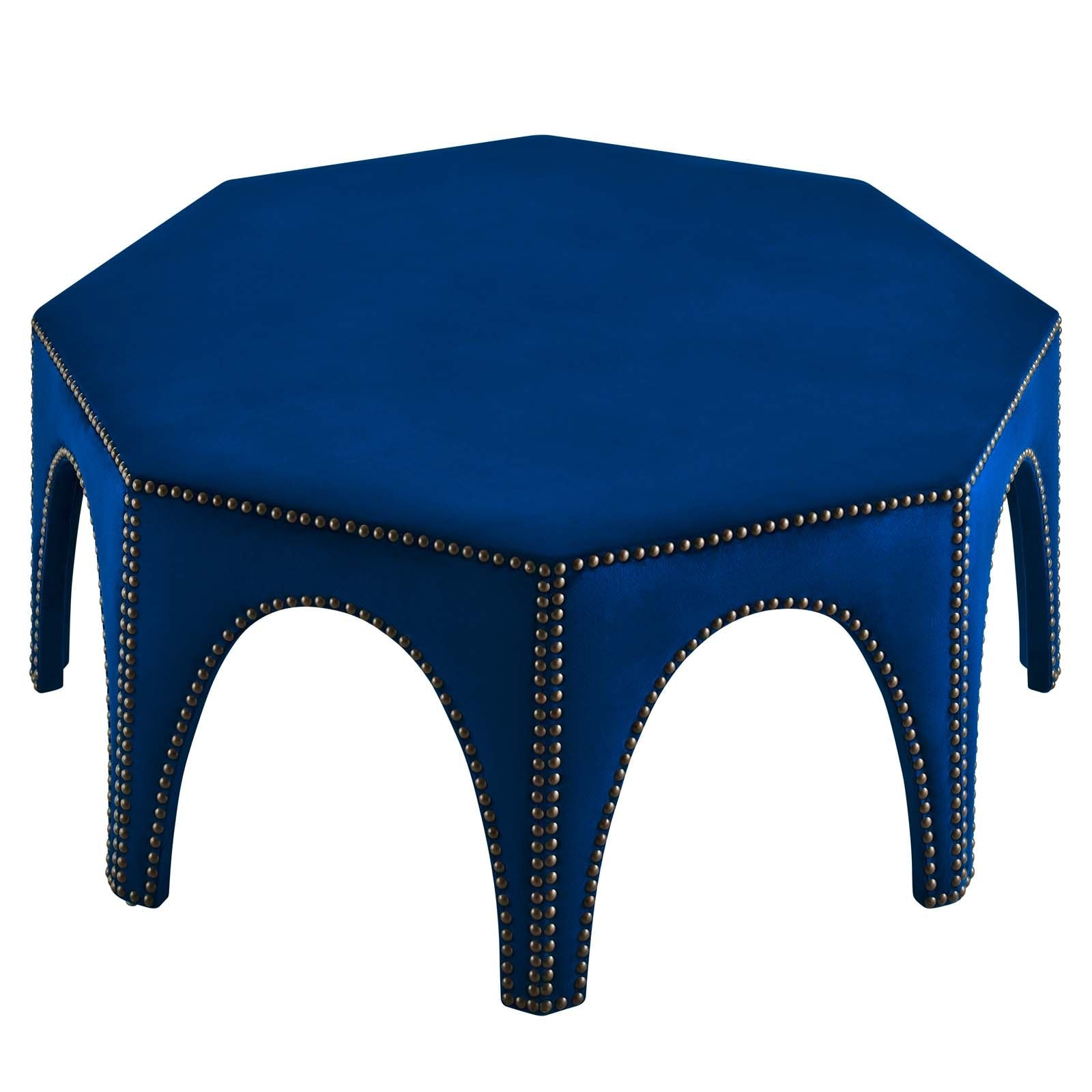 Victory Performance Velvet Ottoman by Modway