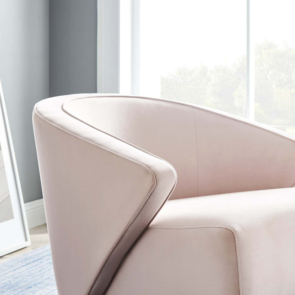 Odyssey Performance Velvet Armchair by Modway