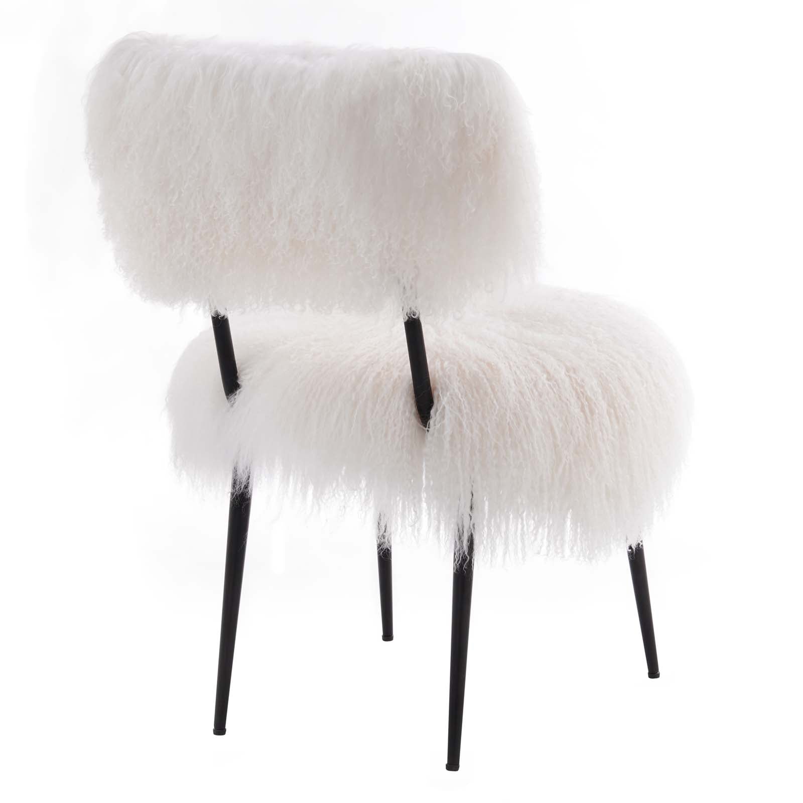 Skylar Sheepskin Chair by Modway