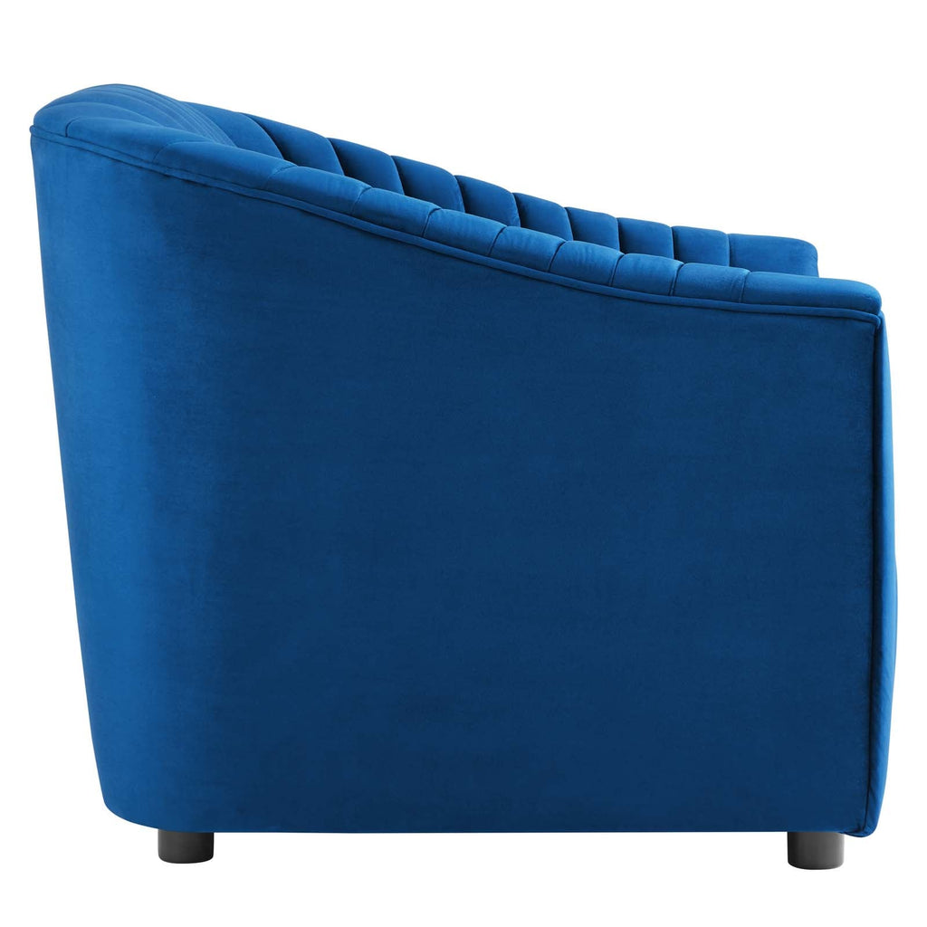 Announce Performance Velvet Channel Tufted Armchair by Modway