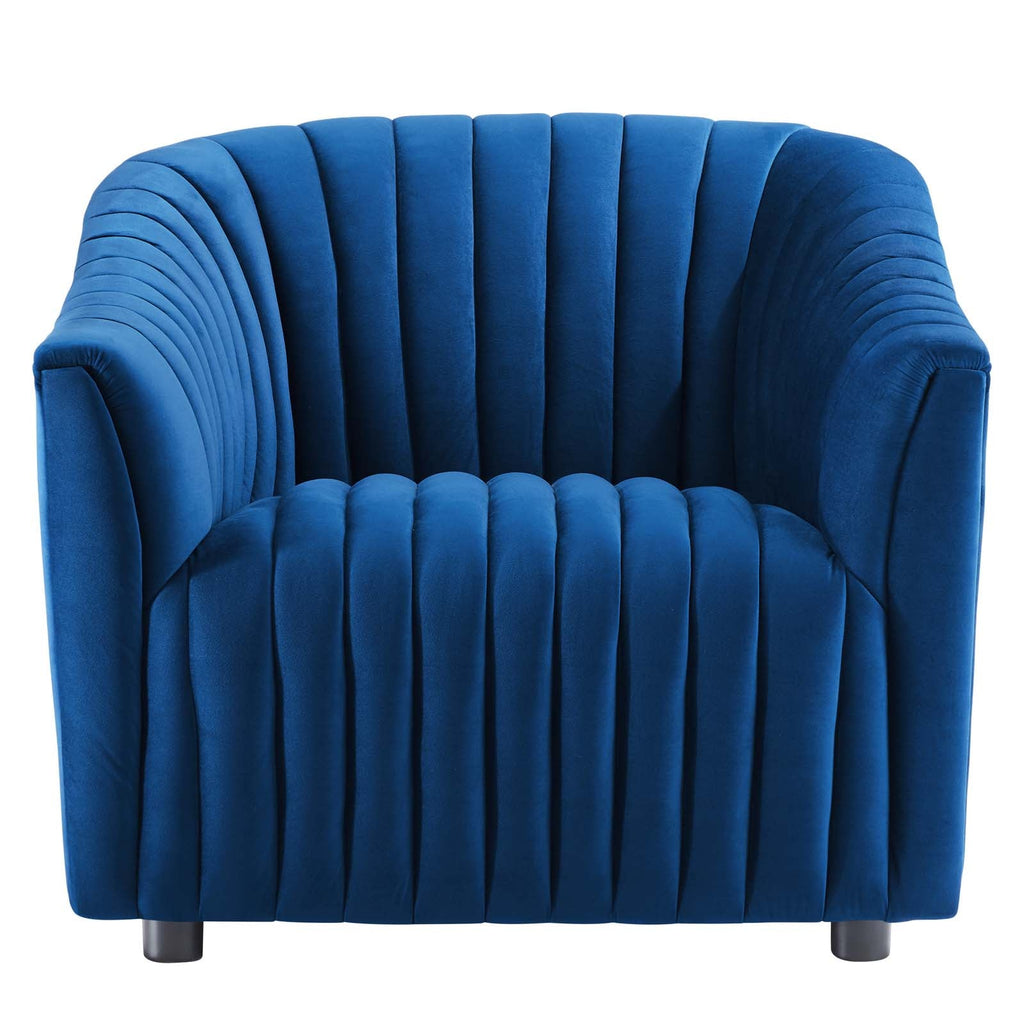 Announce Performance Velvet Channel Tufted Armchair by Modway