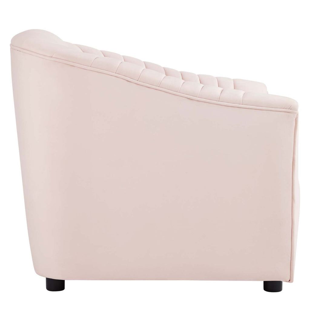 Announce Performance Velvet Channel Tufted Armchair by Modway