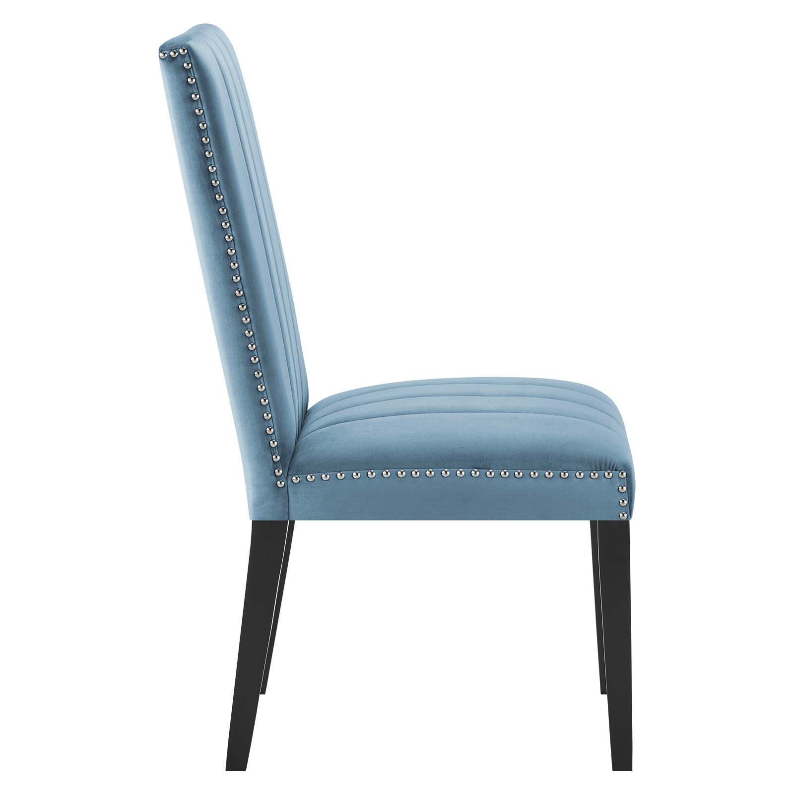 Catalyst Performance Velvet Dining Side Chairs Set of 2 by Modway