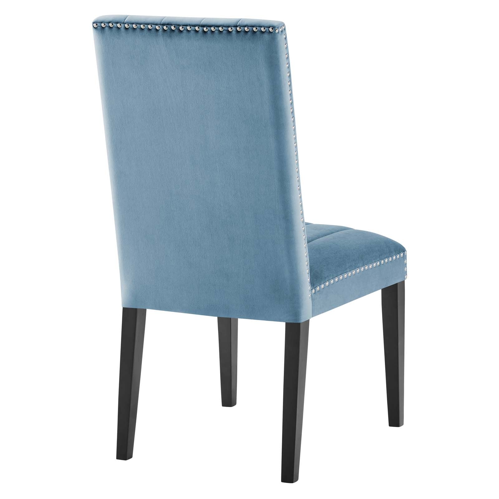 Catalyst Performance Velvet Dining Side Chairs Set of 2 by Modway