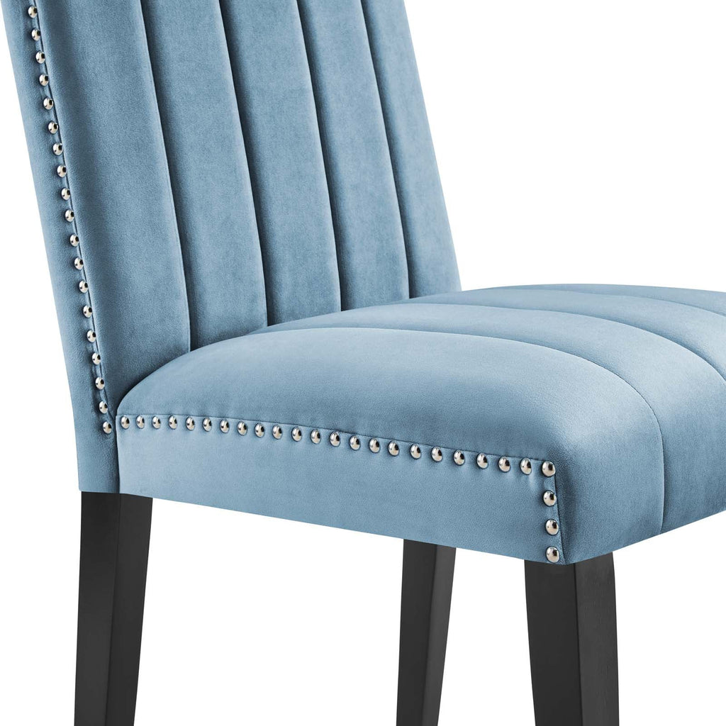 Catalyst Performance Velvet Dining Side Chairs Set of 2 by Modway