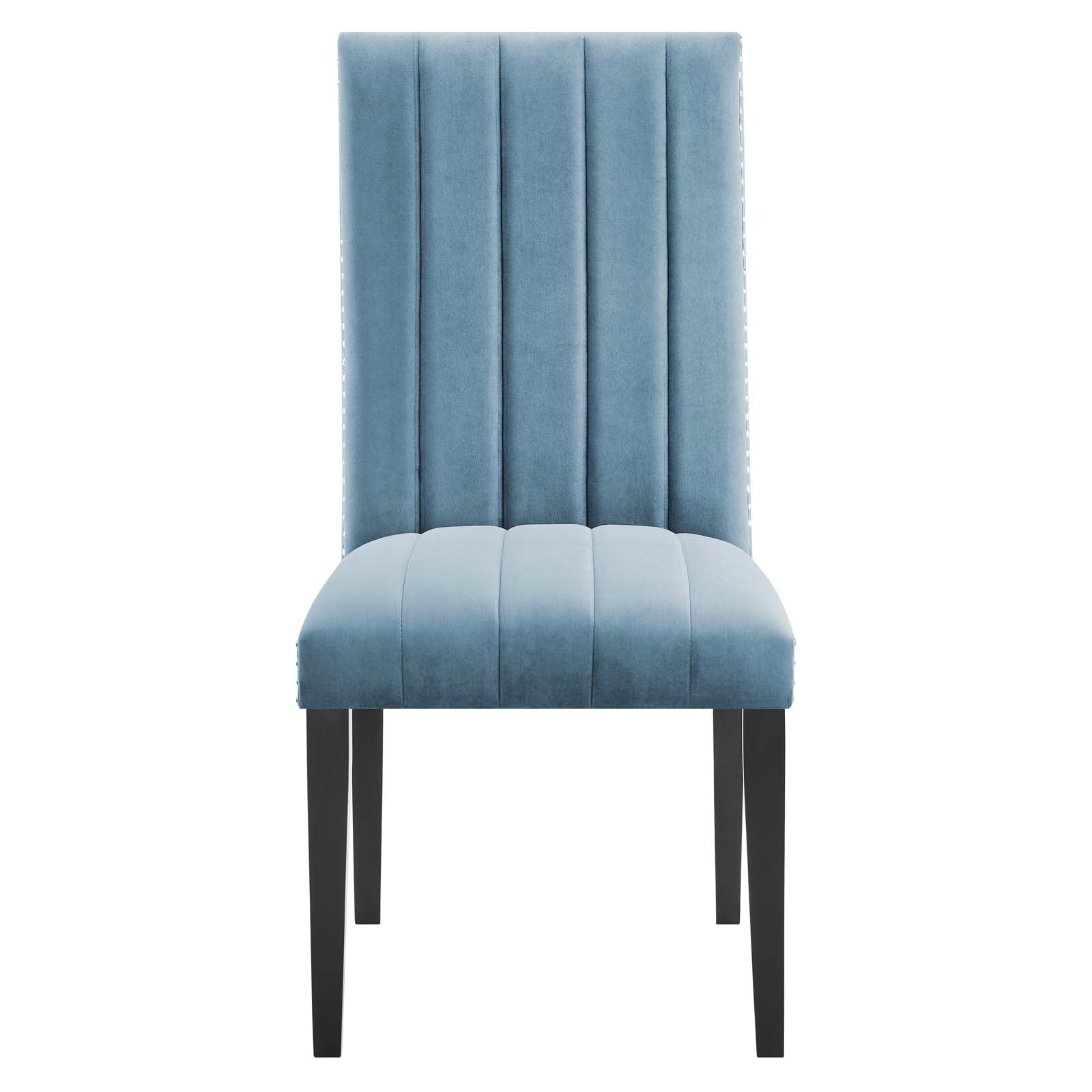 Catalyst Performance Velvet Dining Side Chairs Set of 2 by Modway