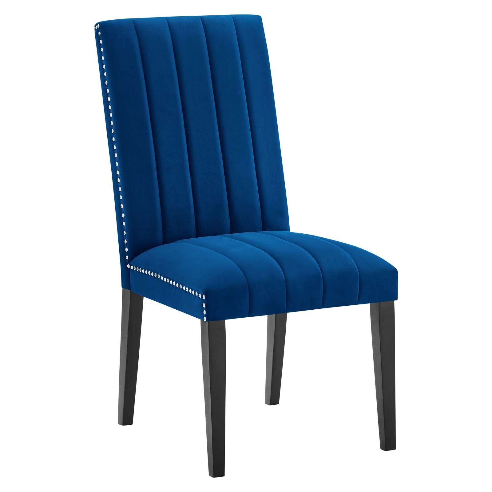 Catalyst Performance Velvet Dining Side Chairs Set of 2 by Modway