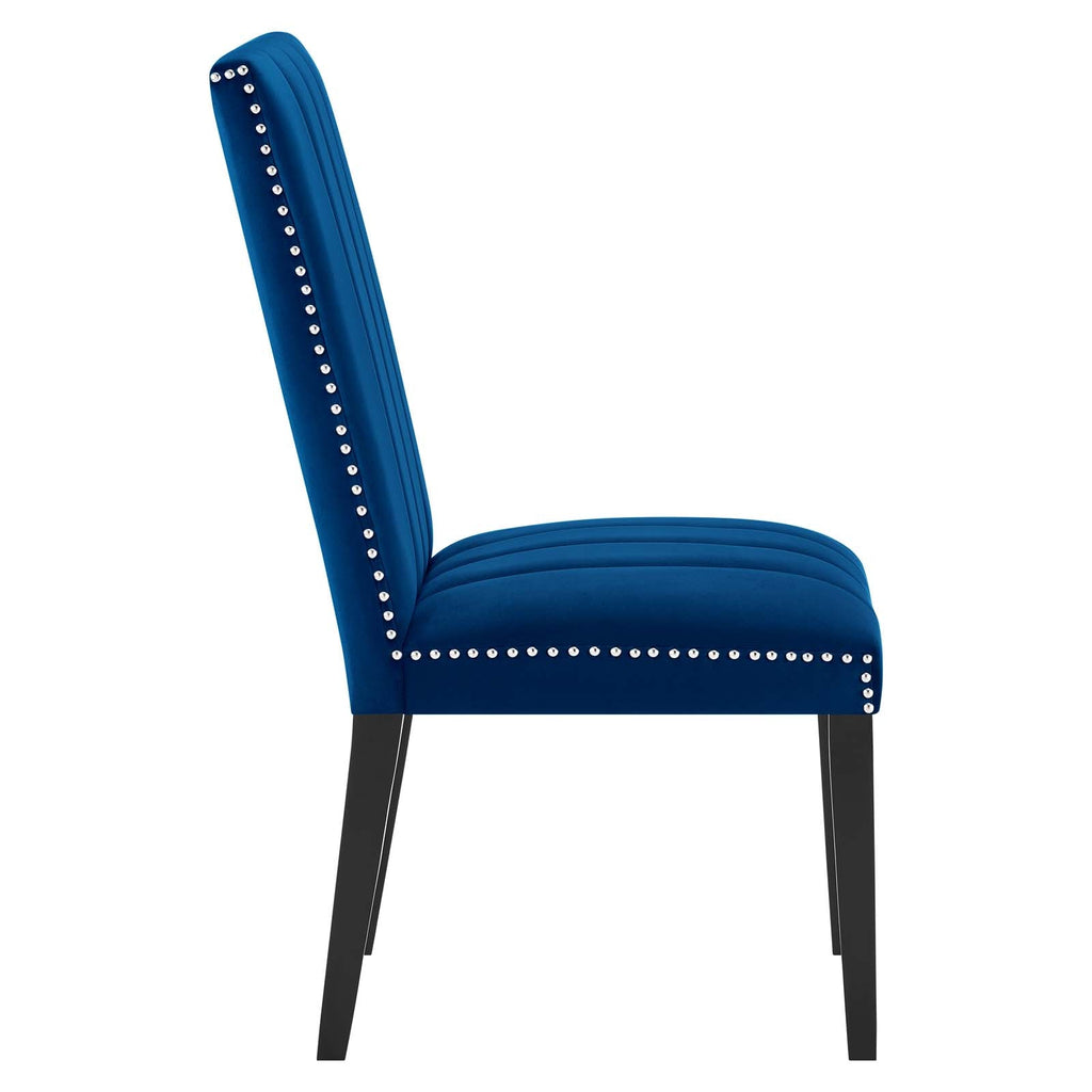 Catalyst Performance Velvet Dining Side Chairs Set of 2 by Modway