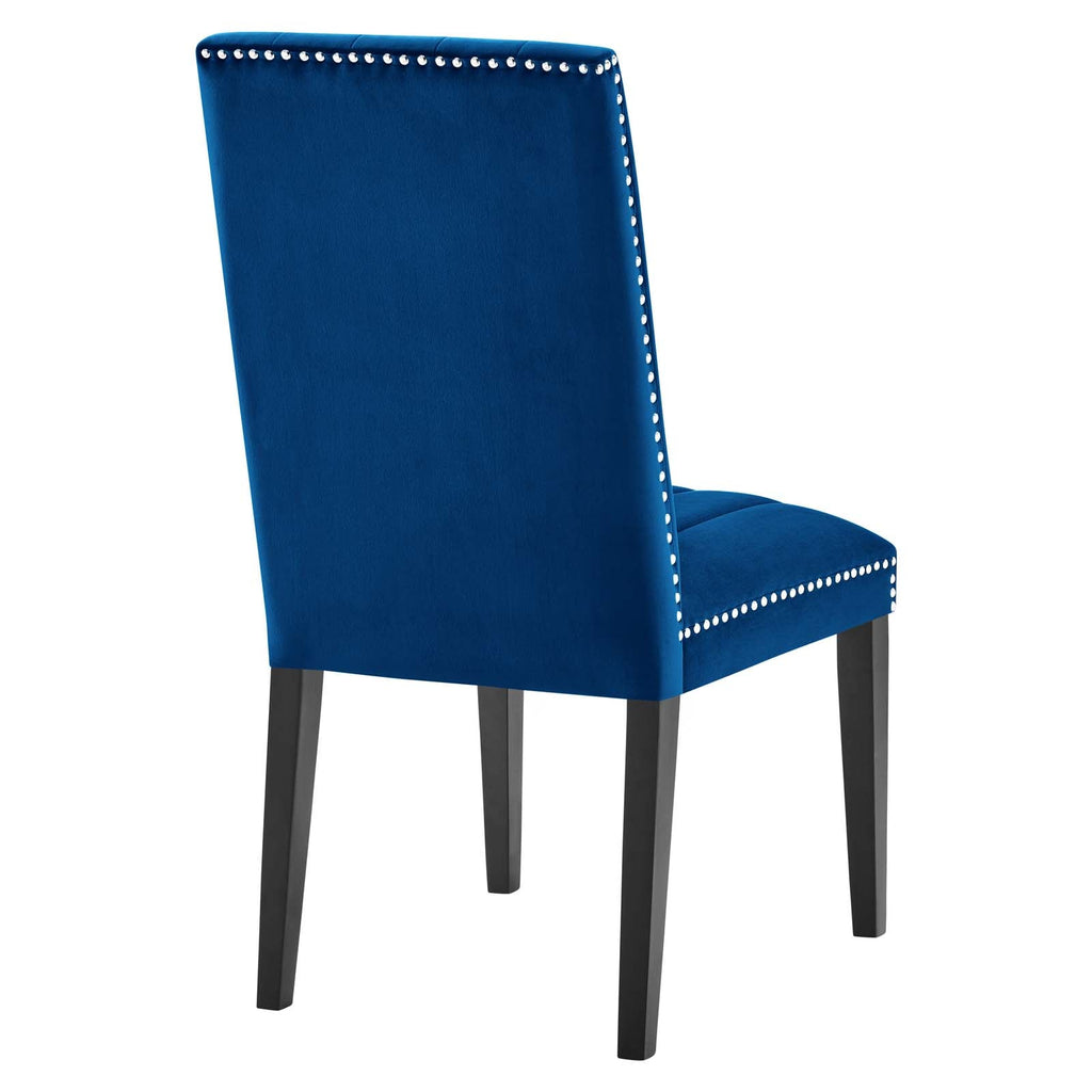 Catalyst Performance Velvet Dining Side Chairs Set of 2 by Modway