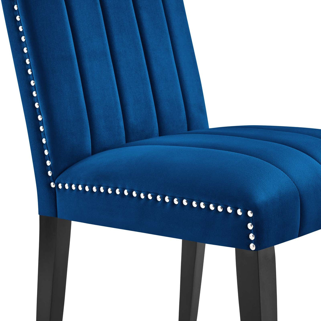 Catalyst Performance Velvet Dining Side Chairs Set of 2 by Modway