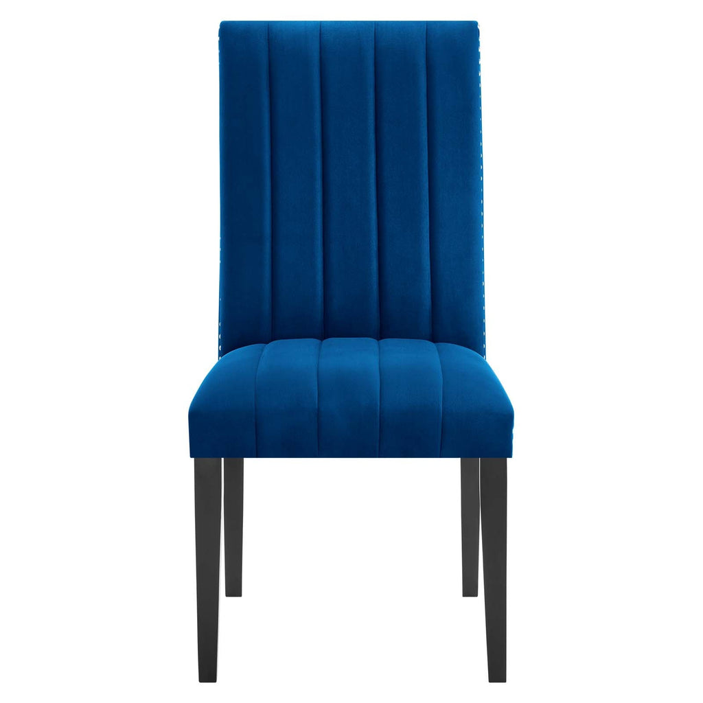 Catalyst Performance Velvet Dining Side Chairs Set of 2 by Modway