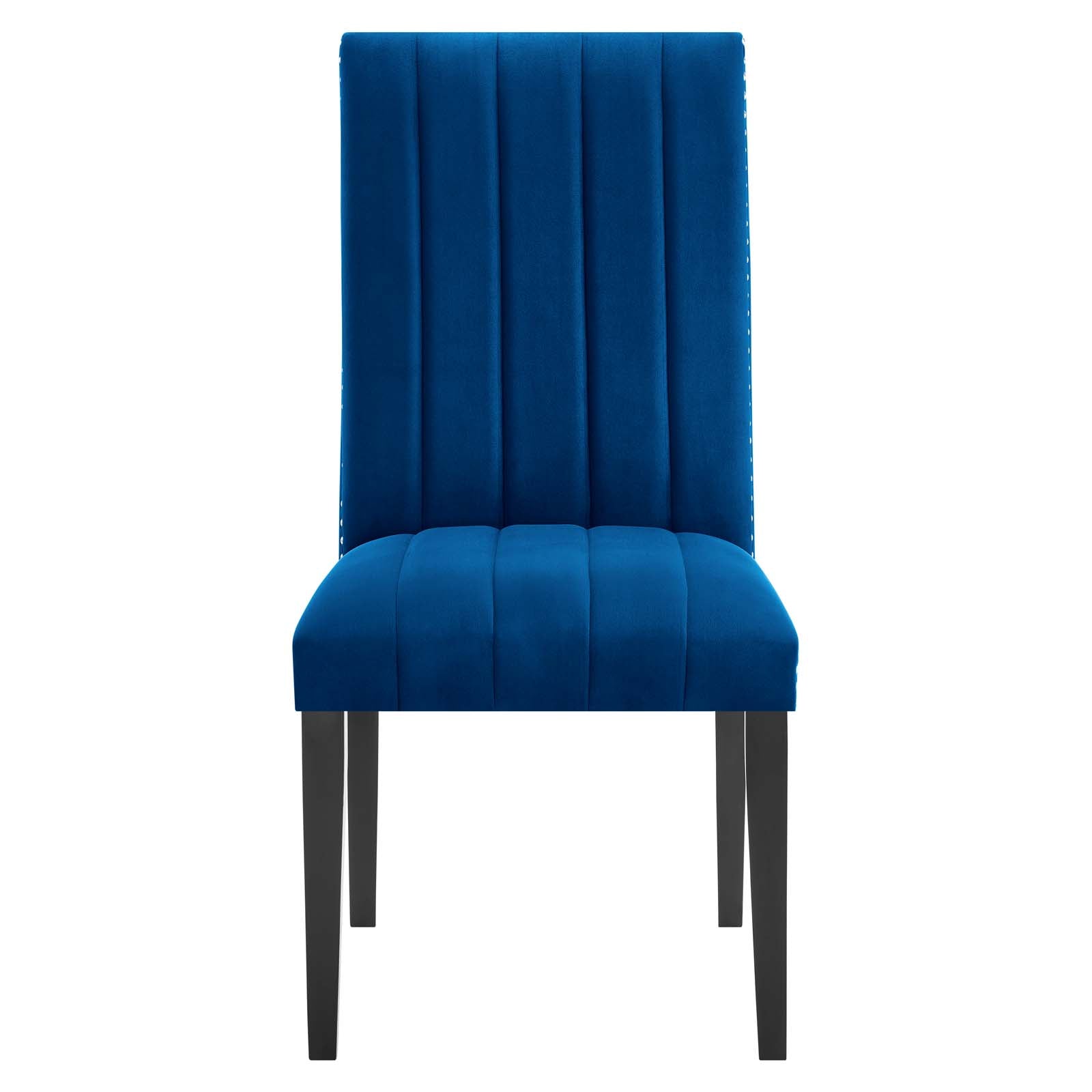Catalyst Performance Velvet Dining Side Chairs Set of 2 by Modway