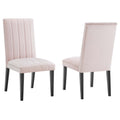 Catalyst Performance Velvet Dining Side Chairs Set of 2 by Modway
