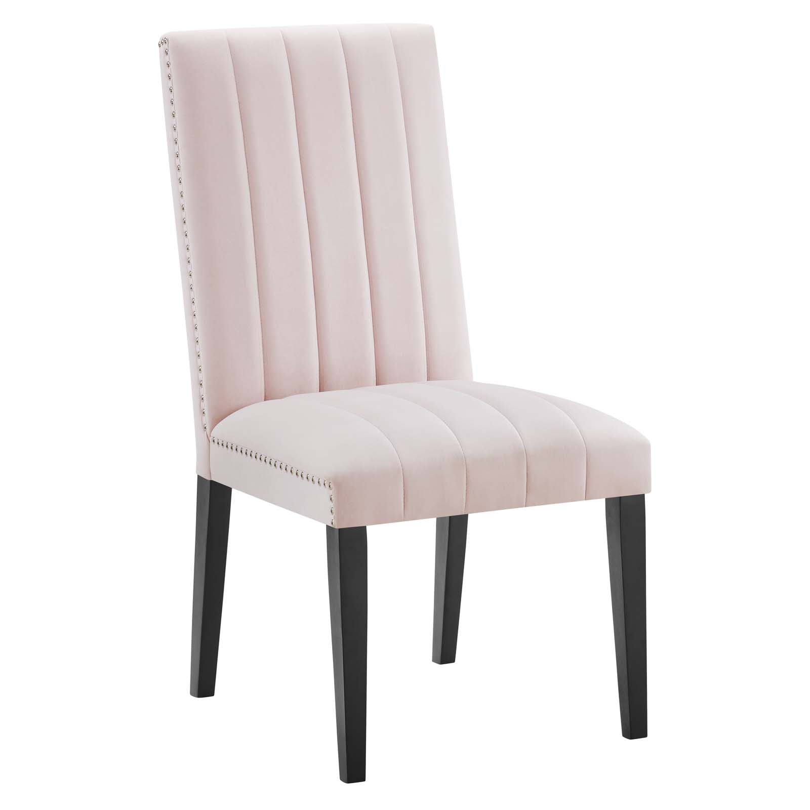Catalyst Performance Velvet Dining Side Chairs Set of 2 by Modway