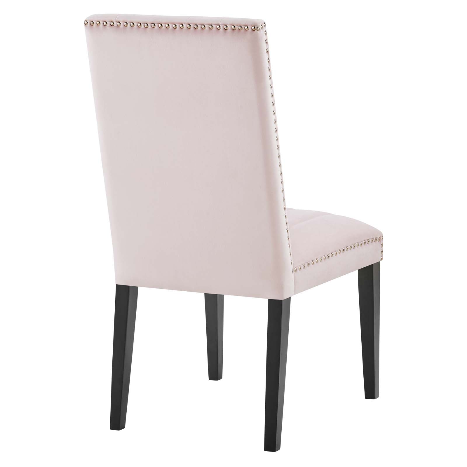 Catalyst Performance Velvet Dining Side Chairs Set of 2 by Modway