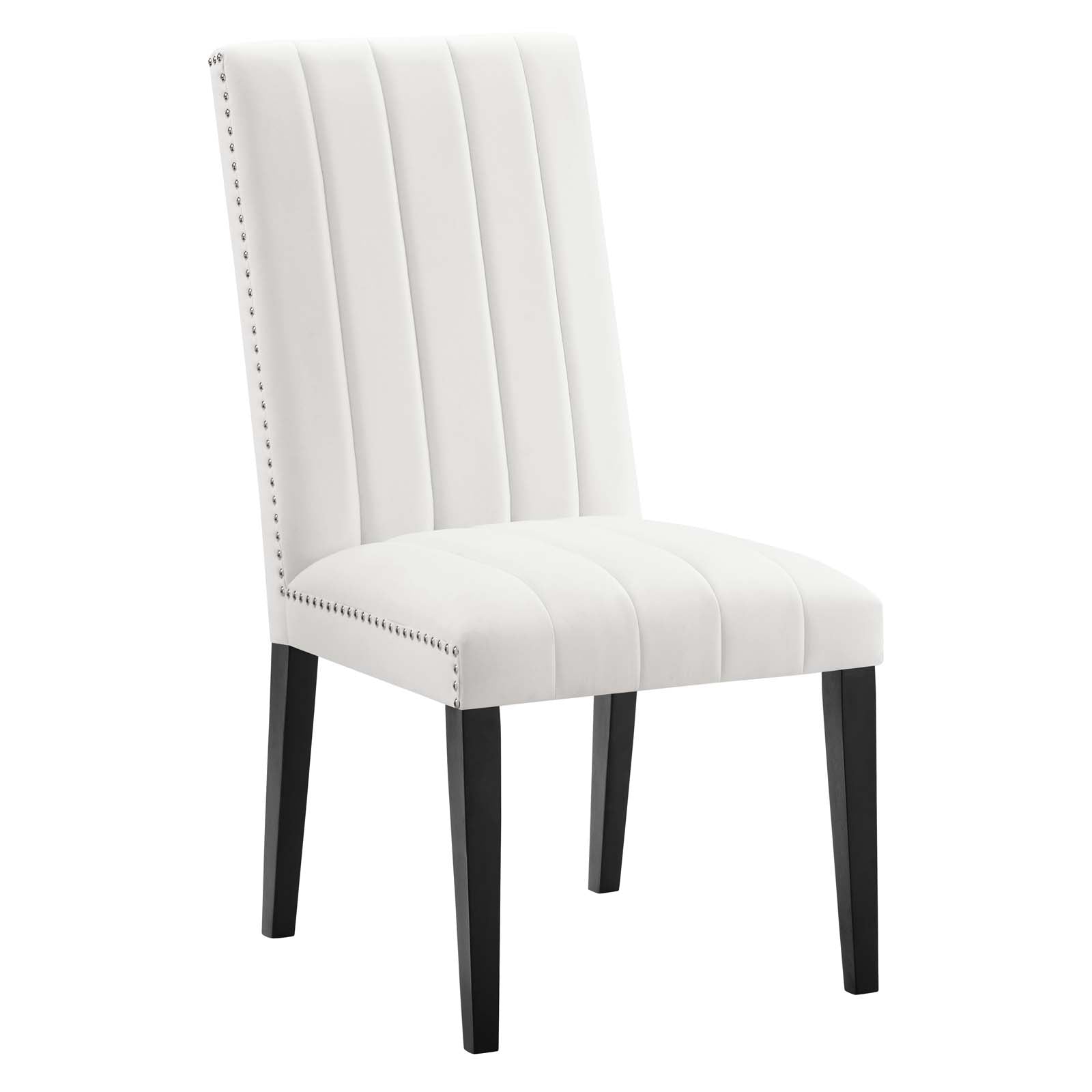 Catalyst Performance Velvet Dining Side Chairs Set of 2 by Modway