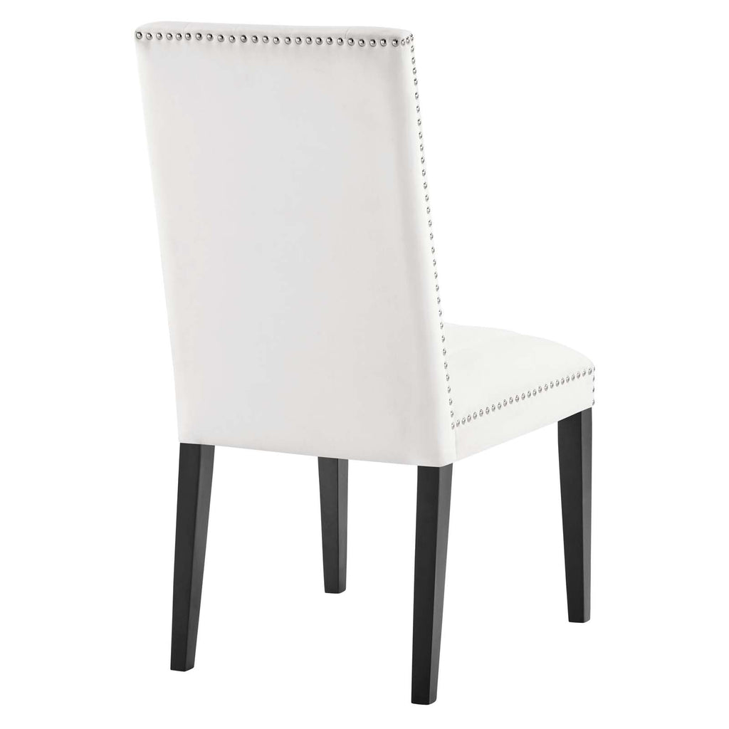 Catalyst Performance Velvet Dining Side Chairs Set of 2 by Modway